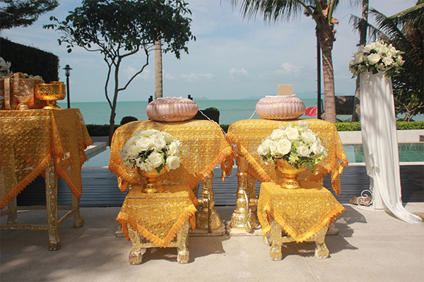 Premium Indian Wedding Ceremoney by the Beachside Venue of Koh Samui